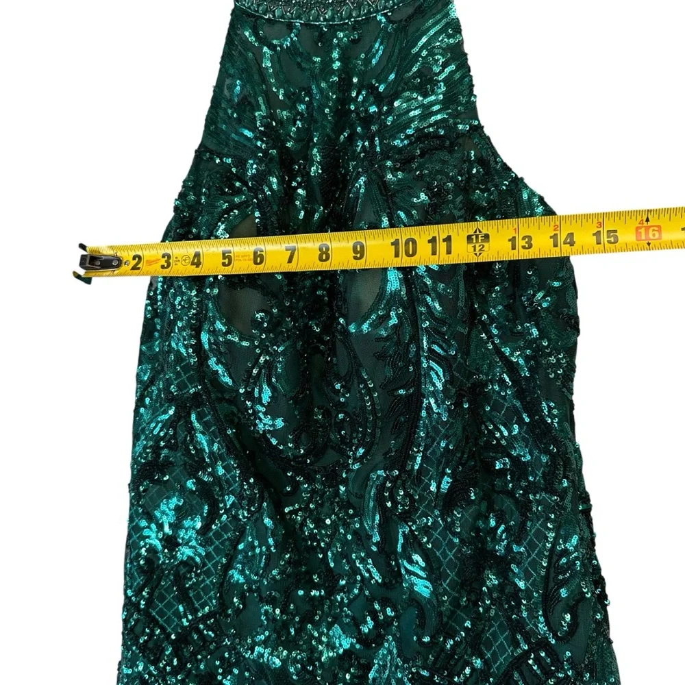 morilee madeline gardner formal prom green dress size 18 - Picture 5 of 15